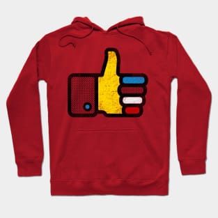 Mondrian Study In Likes #1 Hoodie